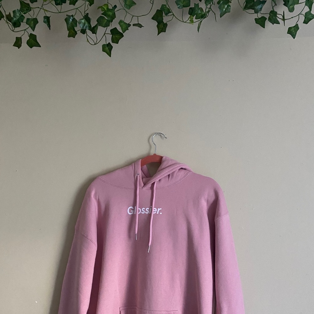 NWOT glossier hoodie